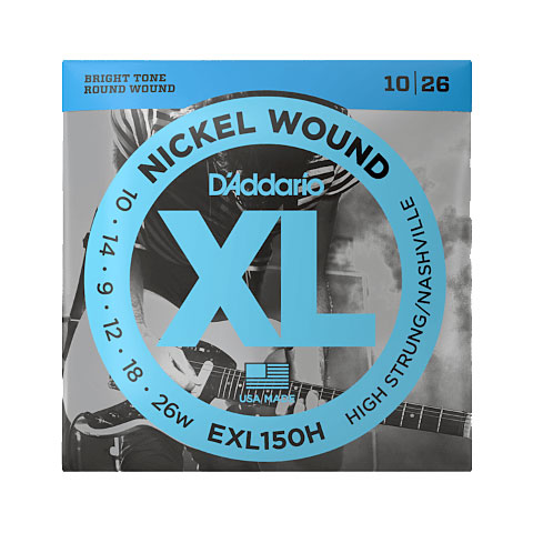 D&#39;Addario EXL150H Nickel Wound .010-026 Nashville Saiten E-Gitarre von Daddario