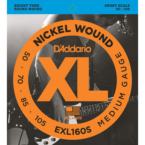D&#39;Addario EXL160S Nickel Wound .050-105 Saiten E-Bass von Daddario