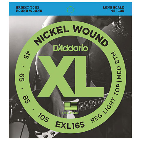 D&#39;Addario EXL165 Nickel Wound .045-105 Saiten E-Bass von Daddario