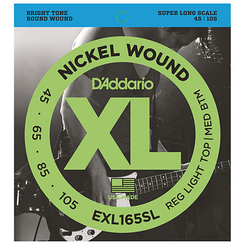 D&#39;Addario EXL165SL Nickel Wound .045-105 Saiten E-Bass von Daddario