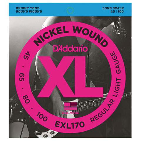 D&#39;Addario EXL170 Nickel Wound .045-100 Saiten E-Bass von Daddario