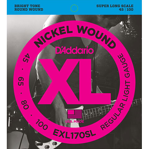 D&#39;Addario EXL170-SL Nickel Wound .045-100 Saiten E-Bass von Daddario