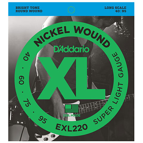 D&#39;Addario EXL220 Nickel Wound .040-095 Saiten E-Bass von Daddario