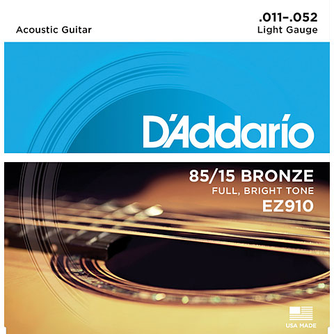 D&#39;Addario EZ910 .011-052 Saiten Westerngitarre von Daddario