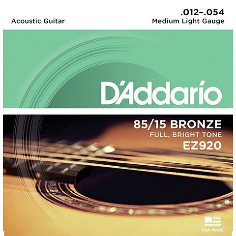 D&#39;Addario EZ920 .012-054 Saiten Westerngitarre von Daddario
