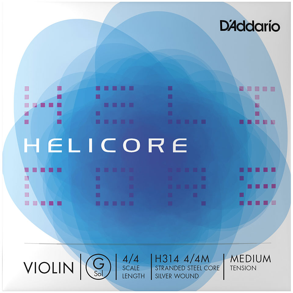 D&#39;Addario Helicore G-String H314 4/4M Saiten Streichinstr. von Daddario