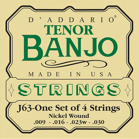 D&#39;Addario J63 Tenor Banjo Saiten Zupfinstrument von Daddario