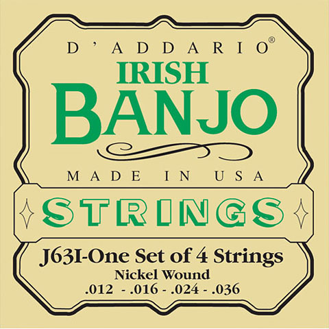 D&#39;Addario J63i Irish Banjo Saiten Zupfinstrument von Daddario