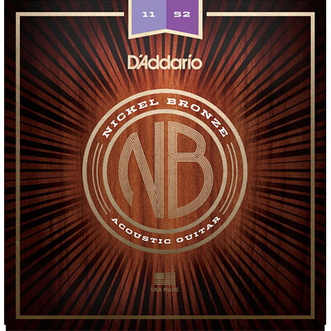D'Addario NB1152 Nickel Bronze .011-052 Saiten Westerngitarre D'Addario NB1152 Nickel Bronze .011-052 Saiten Westerngitarre von Daddario