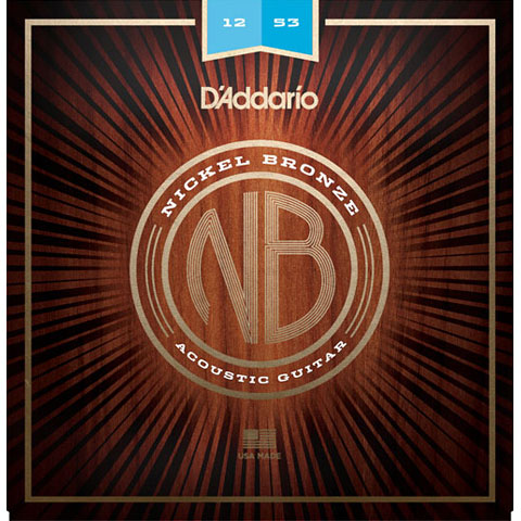 D&#39;Addario NB1253 Nickel Bronze .012-053 Saiten Westerngitarre von Daddario