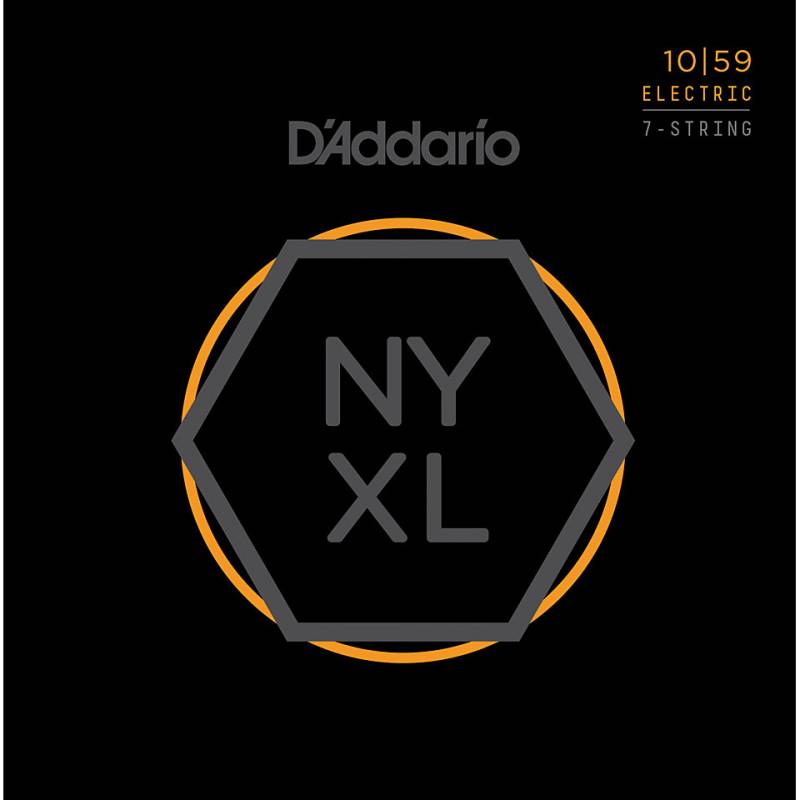 D&#39;Addario NYXL1059 7-String Set Saiten E-Gitarre von Daddario