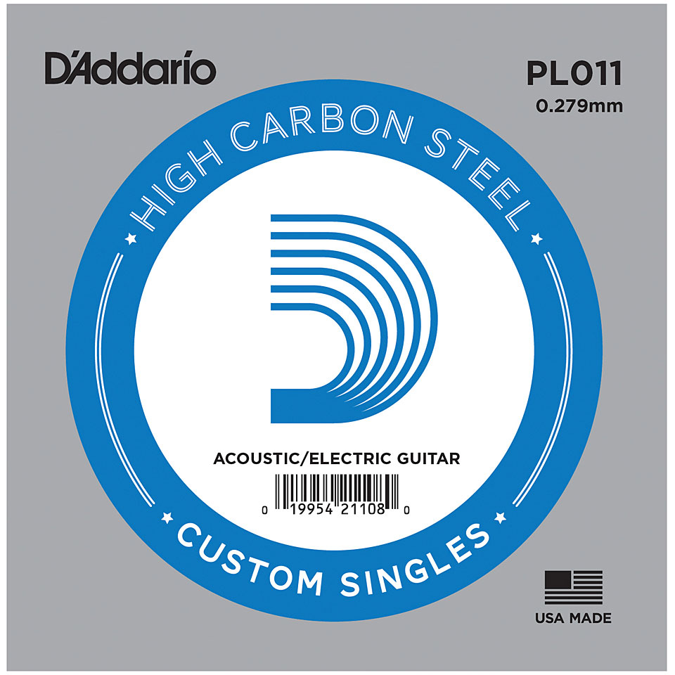 D&#39;Addario PL011 Einzelsaite E-Gitarre von Daddario