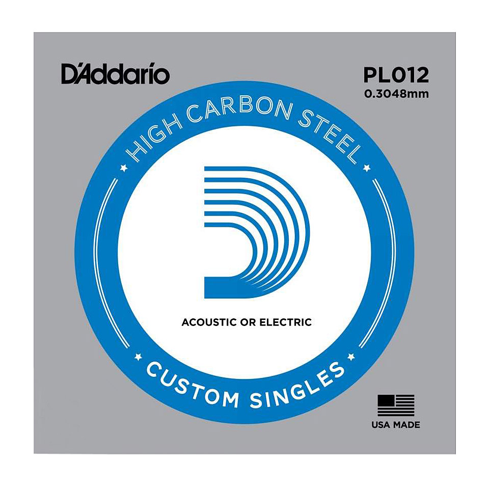 D&#39;Addario PL012 Einzelsaite E-Gitarre von Daddario