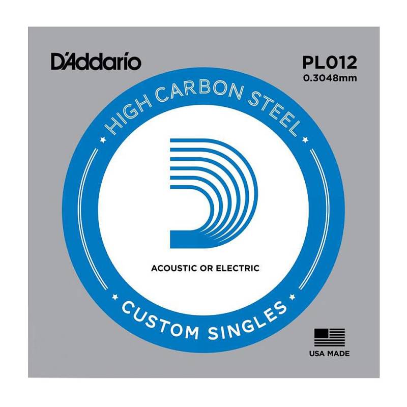 D&#39;Addario PL012 Einzelsaite E-Gitarre von Daddario