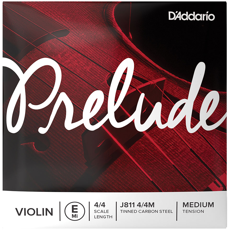 D&#39;Addario Prelude E-String J811 4/4M Saiten Streichinstr. von Daddario