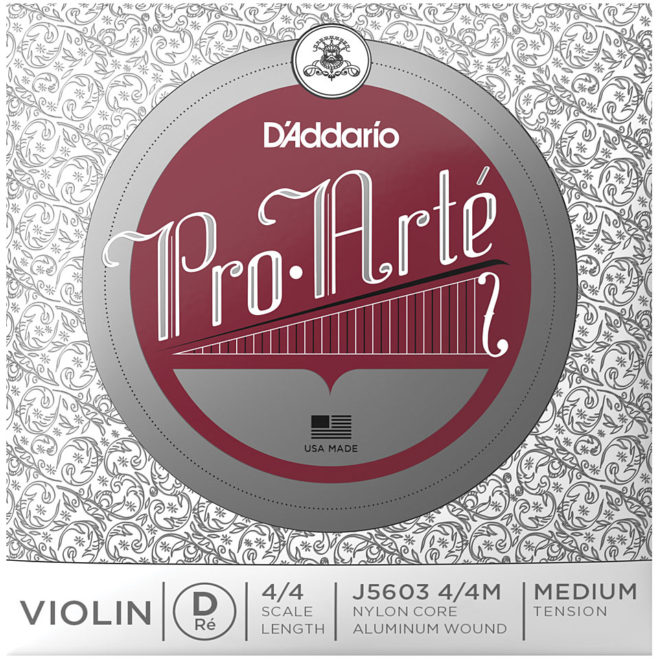 D&#39;Addario Pro-Arté D-String J5603 4/4M Saiten Streichinstr. von Daddario