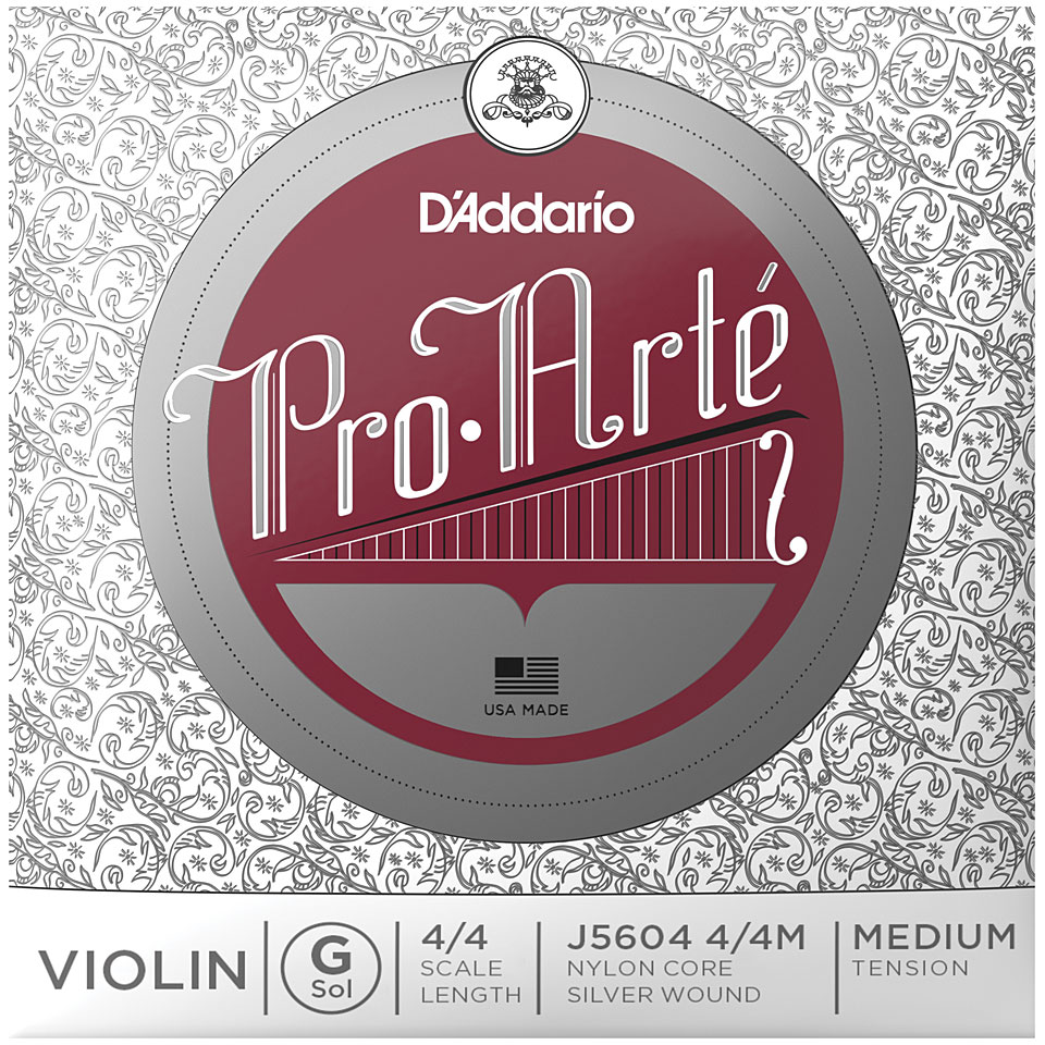 D&#39;Addario Pro-Arté G-String J5604 4/4M Saiten Streichinstr. von Daddario