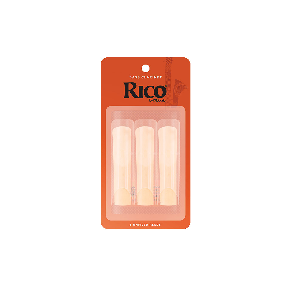 D'Addario Rico Boehm Bass Clarinet 2,5 3-Pack Blätter D'Addario Rico Boehm Bass Clarinet 2,5 3-Pack Blätter von Daddario