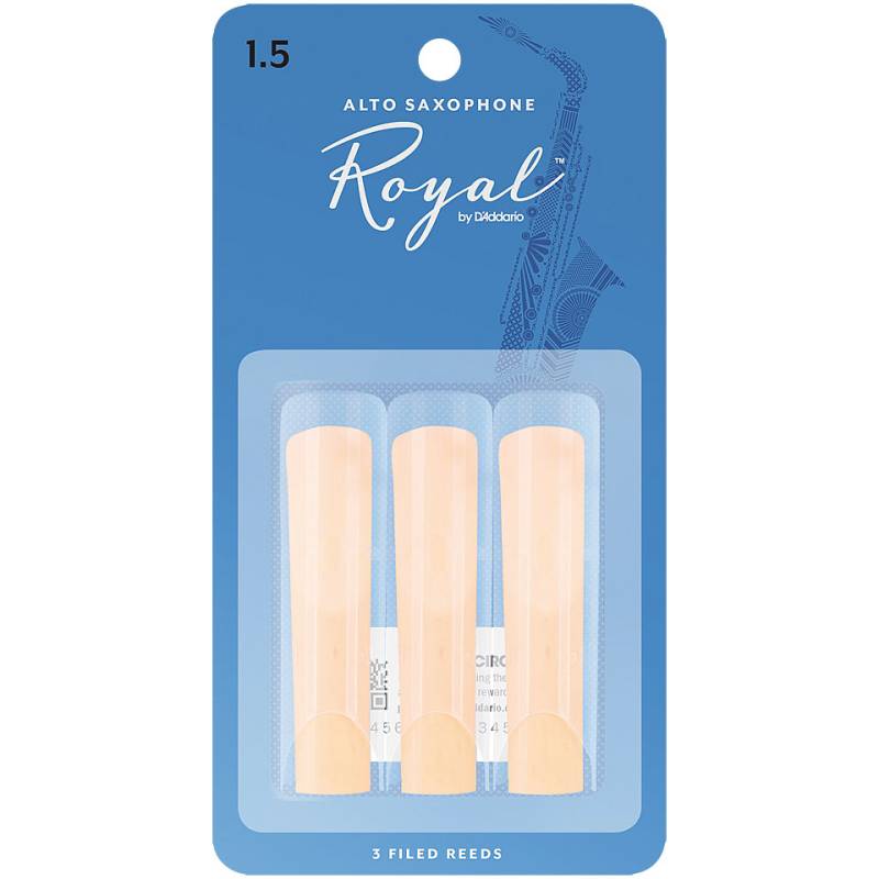 D&#39;Addario Royal Alto Sax 1,5 3-Pack Blätter von Daddario