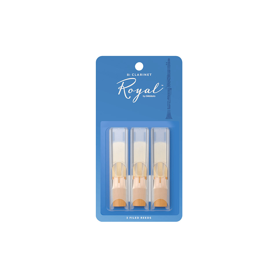 D'Addario Royal Bb-Clarinet 1,5 3-Pack Blätter D'Addario Royal Bb-Clarinet 1,5 3-Pack Blätter von Daddario