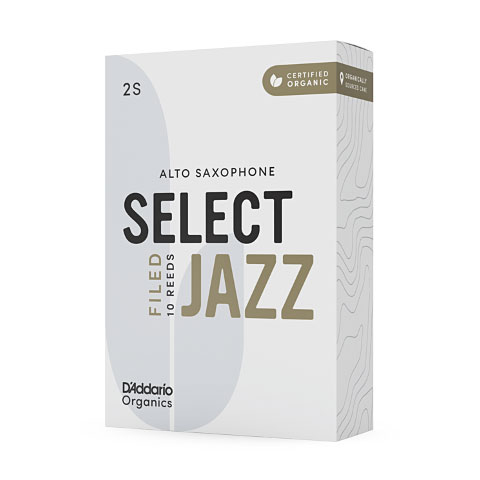 D&#39;Addario Organic Select Jazz Filed Alto Sax 2H Blätter von Daddario