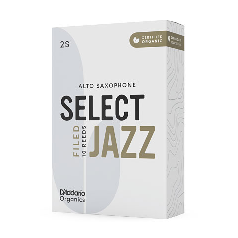 D&#39;Addario Organic Select Jazz Filed Alto Sax 3S Blätter von Daddario