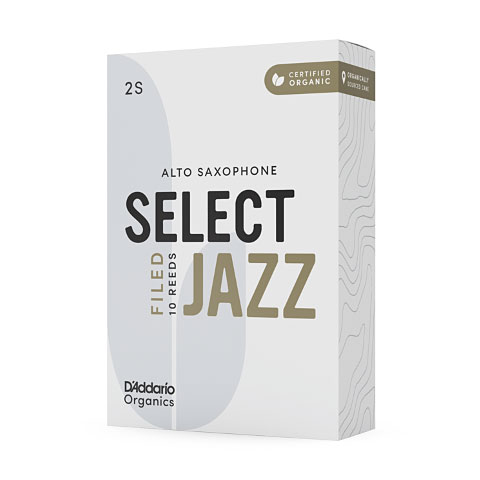 D&#39;Addario Organic Select Jazz Filed Alto Sax 4H Blätter von Daddario