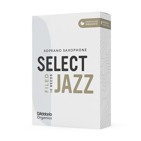 D&#39;Addario Organic Select Jazz Filed Soprano Sax 2H Blätter von Daddario
