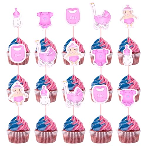 48 Stück Baby MädchenTortendeko,It's a Girl Tortendeko,Babyparty Tortendeko Taufe Tortendeko,Baby Girl Cupcake Toppers, Muffin Deko für Babyparty Kuchen Dekoration Supplies 48 Stück Baby MädchenTortendeko,It's a Girl Tortendeko,Babyparty Tortendeko Taufe Tortendeko,Baby Girl Cupcake Toppers, Muffin Deko für Babyparty Kuchen Dekoration Supplies von DaengGeGe