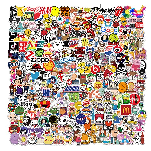 Aufkleber Pack 300 Stück Street Fashion Trendy Stickers Set Wasserdicht Graffitti Decals für Skateboard Laptop Bike Helm Auto Motorräder Gepäck Koffer 90s Cartoon Aufkleber für Jugendliche Erwachsene Aufkleber Pack 300 Stück Street Fashion Trendy Stickers Set Wasserdicht Graffitti Decals für Skateboard Laptop Bike Helm Auto Motorräder Gepäck Koffer 90s Cartoon Aufkleber für Jugendliche Erwachsene von Dagmar