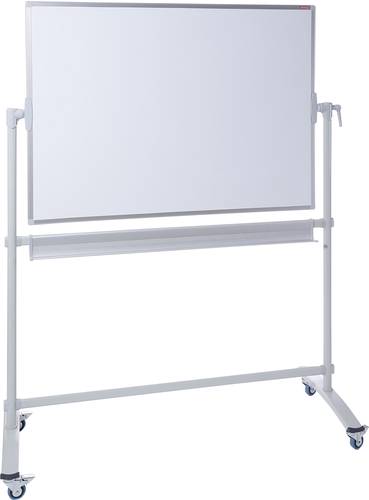 Dahle Mobiles Whiteboard (B x H) 100cm x 150cm Weiß lackiert Drehbar, Beide Seiten nutzbar, Inkl. A von Dahle