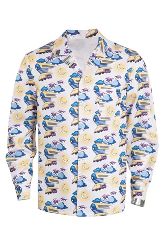 Daiendi Doc Brown Cosplay Kostüm Outfit Hemd Shirts Halloween Karnival XXL Daiendi Doc Brown Cosplay Kostüm Outfit Hemd Shirts Halloween Karnival XXL von Daiendi