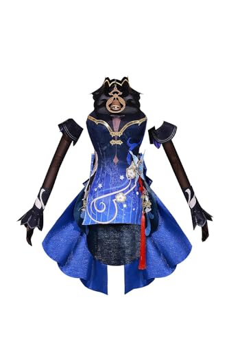 Daiendi Genshin Impact Kostüm Ganyu Cosplay Kostüm Womens Dress New Outfits Twilight Blossom Anime Cosplay Halloween Karneval Anzug von Daiendi