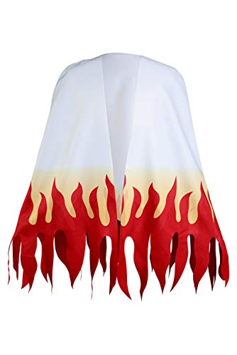 Daiendi Kyojuro Rengoku Cosplay Kostüm Demon Hashira Anime Costume Kimono Mantel Halloween Karneval XXL von Daiendi