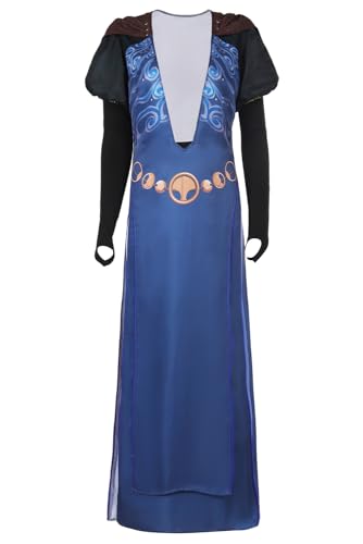 Daiendi Mizora Cosplay Kostüm BG3 Blaues Kleid für Frauen Halloween Karneval Maskerade Anzug von Daiendi