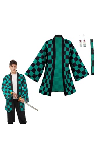 Daiendi Tanjiro Kamado Kostüm Tanjiro Cosplay Erwachsene Kimono Demon Hashira Anime Costume Halloween Karneval L Daiendi Tanjiro Kamado Kostüm Tanjiro Cosplay Erwachsene Kimono Demon Hashira Anime Costume Halloween Karneval L von Daiendi