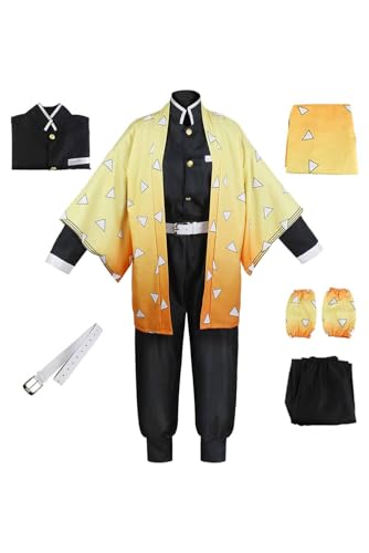 Daiendi Zenitsu Agatsuma Cosplay Kostüm Zenitsu Kimono Anime Demon Hashira Kostüm Set Halloween Karneval XXXL Daiendi Zenitsu Agatsuma Cosplay Kostüm Zenitsu Kimono Anime Demon Hashira Kostüm Set Halloween Karneval XXXL von Daiendi