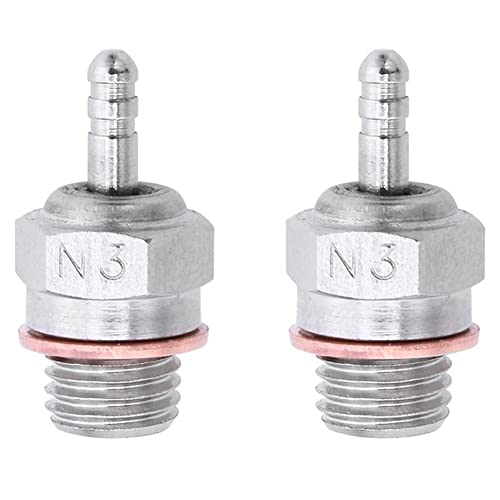 Daijianbin 2 STÜCKE Glühkerzen Hot Spark Motor Ersatzteile für Nitro Truck Ersetzen OS RC Car 70117 N3 Daijianbin 2 STÜCKE Glühkerzen Hot Spark Motor Ersatzteile für Nitro Truck Ersetzen OS RC Car 70117 N3 von Daijianbin