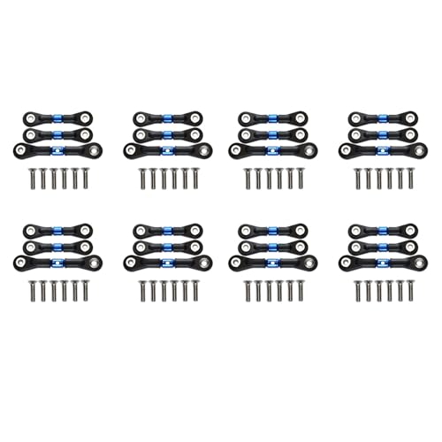 Daijianbin 24 Lenkstange Servostange für TT-02 TT-02T TT02 TT02T 1/10 RC Auto Upgrade Teile ZubehöR,Blau von Daijianbin