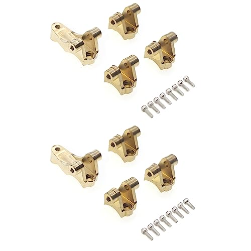 Daijianbin 2Satz Messing Vordere Achse Untere Stoß Dämpfer Halterung Aufhängung Links Ständer für 1/10 RC Crawler Auto TRX4 Upgrade Teile Daijianbin 2Satz Messing Vordere Achse Untere Stoß Dämpfer Halterung Aufhängung Links Ständer für 1/10 RC Crawler Auto TRX4 Upgrade Teile von Daijianbin