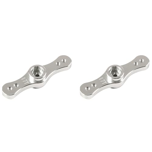 Daijianbin 2X CNC Legierung Doppel Seite mit 15T 17T Servo Arm für 1/5 Scale Rovan Baja 5B 5T 5SC Symmetrie Lenken System-Silber von Daijianbin