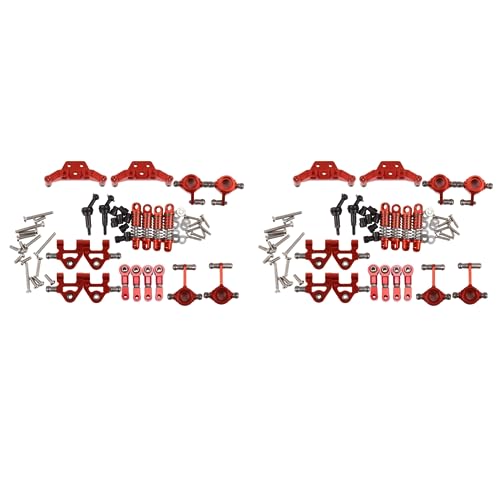 Daijianbin 2X Metall Full Set Upgrade Teile Stoßdämpfer für 1/28 K969 K979 K989 K999 P929 P939 Rc Autoteile, Rot von Daijianbin