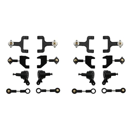 Daijianbin 2X Metall Oberer und Unterer Schwingarm Lenkung Becherr Set für D12 D42 1/10 RC Auto Upgrade Teile Teil Zubehör von Daijianbin