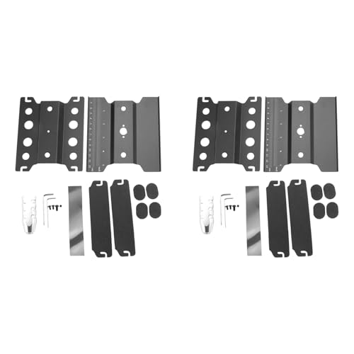 Daijianbin 2X Metall RC Auto Arbeitsplatz Arbeiten Stand Reparatur 360 Grad Drehung für 1/8 1/10 1/12 1/16 Modelle, Schwarz von Daijianbin