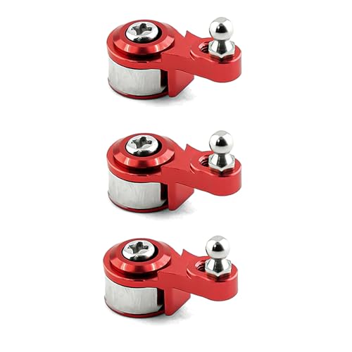 Daijianbin 3X 25T Metall Verstellbarer DäMpfungsservoarm Servohorn für 1/10 RC Raupenauto TRX4-4 TRX6 Upgrade-Teile,1 von Daijianbin