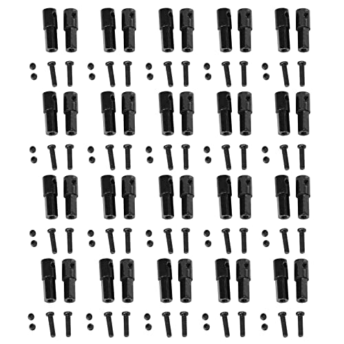 Daijianbin 40 Stücke Adapter Zubehör für Achs Wellen Aus Metall für D12 C14 C24 C34 B24 B36 MN D90 D91 MN99S RC Auto Teile von Daijianbin