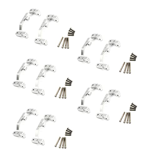Daijianbin 5X Sitz Halterung Aus Metall Zugstange für Mn D90 D91 D99S Mn90 Mn99S 1/12 Rc Auto Upgrade Teile, Silber von Daijianbin