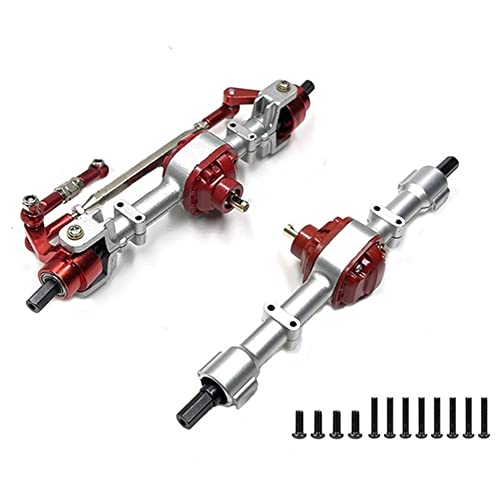Daijianbin MN78 Vorder- und Hinterachse Aus Metall mit 3 Mm Bis 4 Mm WellenhüLse für MN78 MN-78 MN 78 1/12 RC Car Upgrade Parts, Silber von Daijianbin