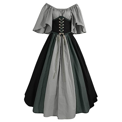 2025 Mittelalter Kleid Damen Renaissance Retro Partykleid Mittelalterliche Kleidung Dame Gothic Kleider Halloween Karneval Kostüm Vintage Maxikleid Für Halloween Gothic Kleidung Damen Unterkleid 2025 Mittelalter Kleid Damen Renaissance Retro Partykleid Mittelalterliche Kleidung Dame Gothic Kleider Halloween Karneval Kostüm Vintage Maxikleid Für Halloween Gothic Kleidung Damen Unterkleid von Daikascbny