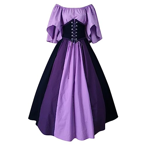 2025 Mittelalter Kleid Damen Renaissance Retro Partykleid Mittelalterliche Kleidung Dame Gothic Kleider Halloween Karneval Kostüm Vintage Maxikleid Für Halloween Gothic Kleidung Damen Unterkleid 2025 Mittelalter Kleid Damen Renaissance Retro Partykleid Mittelalterliche Kleidung Dame Gothic Kleider Halloween Karneval Kostüm Vintage Maxikleid Für Halloween Gothic Kleidung Damen Unterkleid von Daikascbny